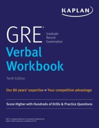 cover of the book Barron's GRE verbal workbook