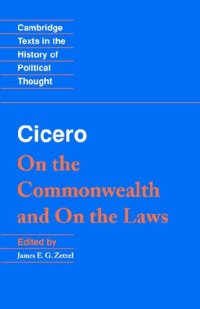 cover of the book Cicero: On the Commonwealth and On the Laws