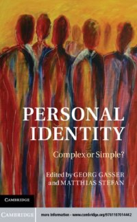 cover of the book Personal identity: complex or simple?