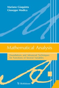 cover of the book Mathematical Analysis: Foundations and Advanced Techniques for Functions of Several Variables