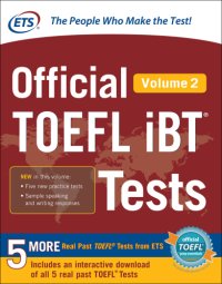 cover of the book Official TOEFL iBT Tests, Volume 2