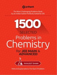 cover of the book A Problem Book in Chemistry for IIT JEE 1500 Selected Questions