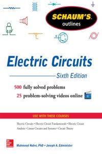 cover of the book Schaum's outlines electric circuits