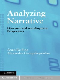 cover of the book Analyzing narrative: discourse and sociolinguistic perspectives