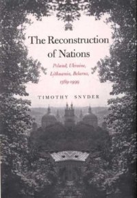 cover of the book The Reconstruction of Nations: Poland, Ukraine, Lithuania, Belarus, 1569-1999