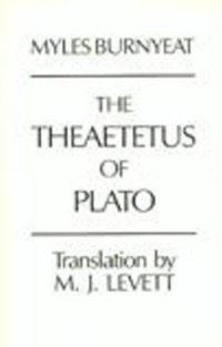 cover of the book The Theaetetus of Plato