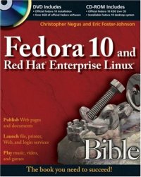 cover of the book Fedora 10 and Red Hat Enterprise Linux Bible