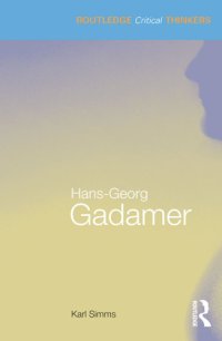 cover of the book Hans-Georg Gadamer