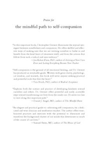 cover of the book The Mindful Path to Self-Compassion: Freeing Yourself from Destructive Thoughts and Emotions