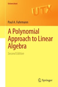 cover of the book A polynomial approach to linear algebra