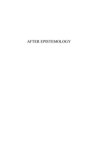 cover of the book After epistemology