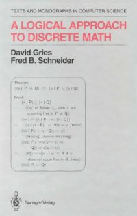 cover of the book A logical approach to discrete math