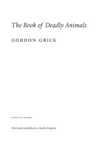 cover of the book The Book of Deadly Animals