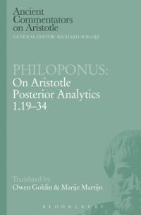 cover of the book On Aristotle Posterior analytics 1.19-34