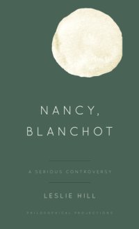 cover of the book Nancy, Blanchot: A serious controversy