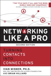 cover of the book Networking like a pro: turning contacts into connections