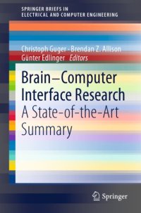 cover of the book Brain-computer interface research: a state-of-the-art summary. [1]