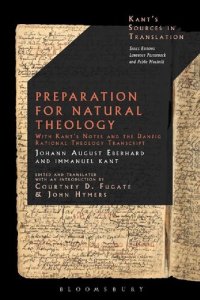 cover of the book Preparation for Natural Theology: With Kant's Notes and the Danzig Rational Theology Transcript