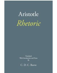 cover of the book Rhetoric