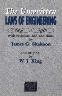 cover of the book The Unwritten Laws of Engineering