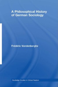 cover of the book A Philosophical History of German Sociology