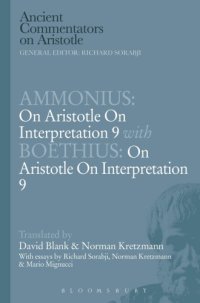 cover of the book On Aristotle On interpretation 9