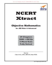 cover of the book Disha NCERT Xtract errorless Objective Maths BITSAT AMU IIT JEE Comptitive Engineering Entrance Exams