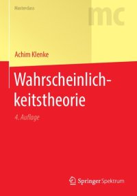 cover of the book Wahrscheinlichkeitstheorie