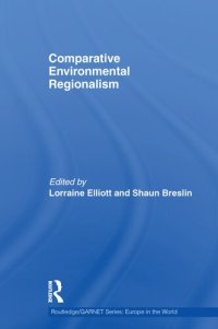 cover of the book Comparative Environmental Regionalism (Routledge/GARNET series)