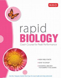 cover of the book MTG RAPID BIOLOGY for KVPY NEET NTSE