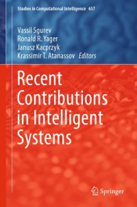 cover of the book Recent Contributions in Intelligent Systems