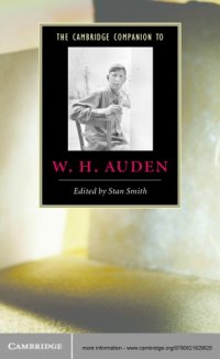 cover of the book The Cambridge companion to W.H. Auden