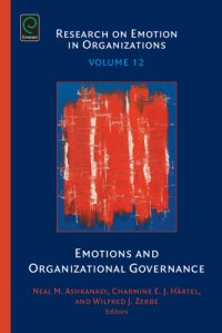 cover of the book Emotions and Organizational Governance