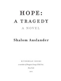 cover of the book Hope: A Tragedy