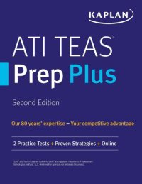 cover of the book ATI TEAS prep plus: 2 practice tests + proven strategies + online