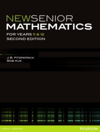 cover of the book New senior mathematics for years 11 & 12