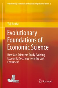 cover of the book Evolutionary foundations of economic science: how can scientists study evolving economic doctrines from the last centuries?