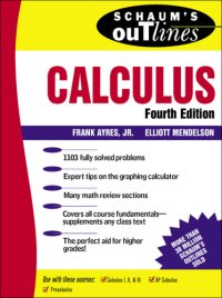 cover of the book Schaum's outlines of calculus