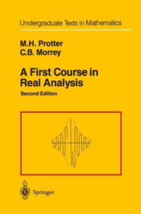 cover of the book First Course in Real Analysis