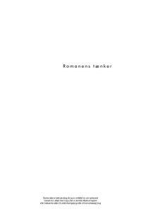 cover of the book Romanens tænker: M.M. Bachtins romanteorier