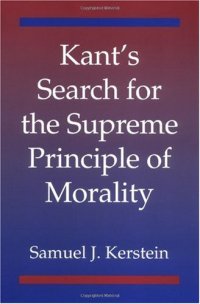 cover of the book Kant's Search for the Supreme Principle of Morality