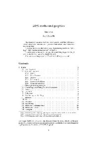 cover of the book LaTeX maths and graphics