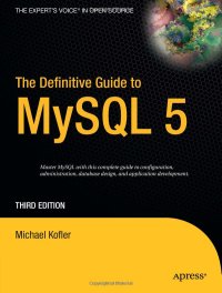 cover of the book The definitive guide to MySQL 5