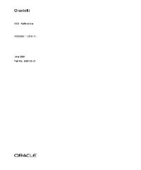 cover of the book Oracle 9i. SQL Reference