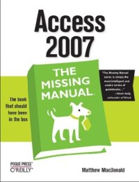 cover of the book Access 2007: The Missing Manual