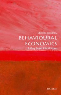 cover of the book Behavioural economics: a very short introduction