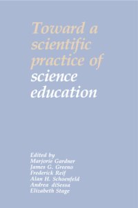 cover of the book Toward a Scientific Practice of Science Education