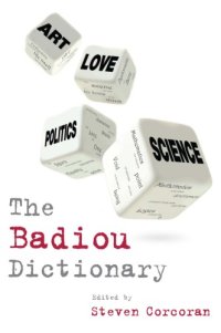 cover of the book The Badiou Dictionary