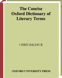 cover of the book The Oxford dictionary of literary terms