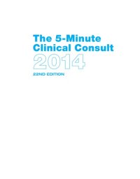 cover of the book The 5-Minute Clinical Consult 2014, Standard